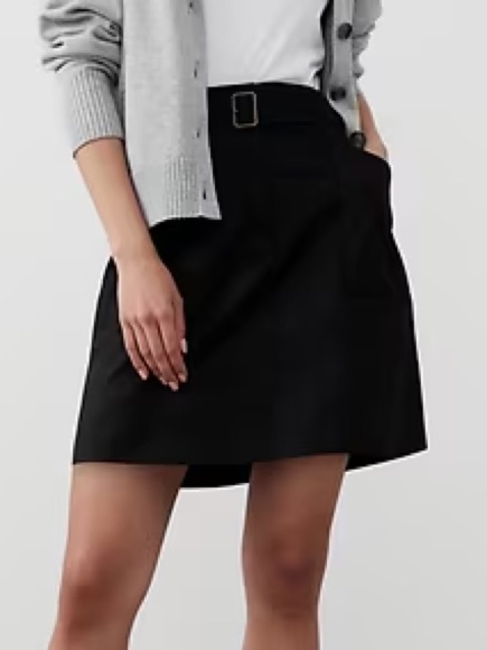 Banana Republic Belted Painter Mini Skirt